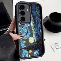 Van Gogh Oil Painting Sunflower Starry Sky Phone Case For Samsung S26 S25 S24 S23 S21 Ultra For Galaxy S25 S24 FE S26 Plus Cover Galaxy S20
