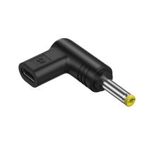 USB C PD į DC maitinimo įkrovimo konversija 5V Type C į DC lizdo kištuko įkrovimo adapterio keitiklis maršrutizatoriui, planšetiniam kompiuteriui juoda
