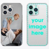 Custom Soft Transparent Phone Case For iPhone 17 16 15 14 13 12 11 Pro Max Mini 7 8 Plus X XR 17E DIY Personalized Photo Picture iPhone 14 Pro Max