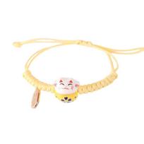 Mielas Maneki Neko Pora Apyrankės Žavesys Universalus Mielas Keramikos Pintas Apyrankė