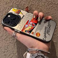 Lightning McQueen 95 Cars Phone Case For iPhone 17 16e 16 15 14 13 12 11 mini Pro Max X XR Air Plus Anti Fall Matte Back Cover iPhone 13