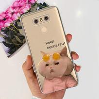Lovely Painted Case For LG G6 G6+ H870 LS993 VS988 LGM-G600L Soft Silicone TPU Back Cover For LG G6 Plus G6plus Phone Cases LG G6 or G6 Plus gryna