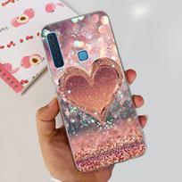 Case For Samsung A9 2018 Cover Soft TPU Transdparent Back Cover For Samsung Galaxy A9 2018 Silicone Phone Case Women Cute Fashio Samsung A9 2018 gray
