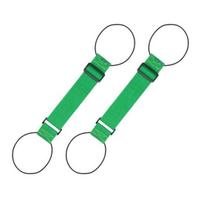 2Pcs Adjustable Luggage Straps Heavy Duty Fastening Webbing Travel Bag Strap with Non-Slip Buckles Suitcase Connector Straps Luggage Accessories