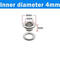 Eyelet Grommet Ring Kit 4/5/6/8/10/12mm Stainless Steel Eyelets Grommets with Washer Silver for Leather Craft Repair Shoes 50Set