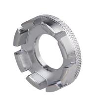 8-Port Chrome-Moly Steel Spoke Wrench Set for Mountain Bike Wheel Repair and Adjustment gray