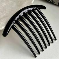 Plastic Ushaped Hairpin With Seven Tines For Lazy Bun Styling Women juoda