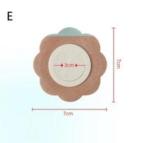 30Pcs Disposable Castor Oil Belly Patches Breathable Non-Woven Belly Button Stickers Comfortable Fit (Oil Free) E