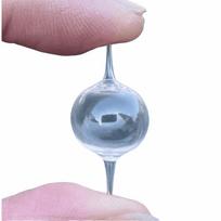2pcs PP Plastic Fishing Float Clear Surface Strike Indicator Float Transparent Float  Surface Float 5#-Dia.13mm