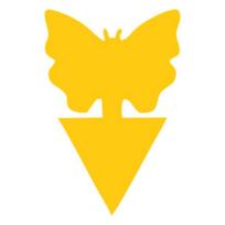 1 vnt. Lipni spąstai vaisinėms muselėms, uodams, geltoni lipnūs spąstai vabzdžiams, spąstai uodams, gaudyklės vabzdžiams 1PC yellow