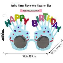 Birthday Cake Prank Glasses - Party Photo Props for Kids