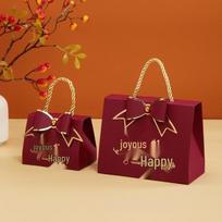 Chinese Handheld Wedding Candy Box for Engagement & Happy Day Celebrations Small