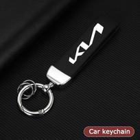 SBHX3 Automobilio pakabukas Dekoratyvinis raktų laikiklis Metalinis Odinis Raktų pakabukas Raktų žiedai KN Kia Rio Soul Forte Sportage Picanto Niro KN Aksesuarui