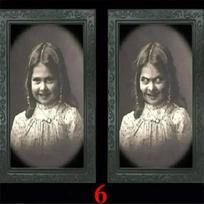 Pretty 3D Changing Face Ghost Picture Frame Halloween Decoration Horror Craft Supplies Haunted House Party Decor Halloween Props šviesiai pilka spalva