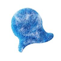 Laundry Sponge Pet Hair Remover Reusable Blue Washer Lint Catcher Hair Removal Filter Hair Remover Tool