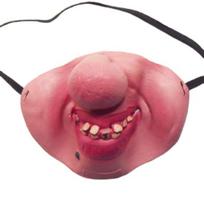 Halloween Masque Latex Funny Half-face Prank Masque Breathable F