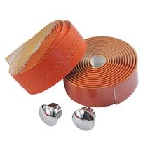 UPANBIKE Bicycle Handlebar Tape with Air Vent High-grade Synthetic PU oranžinė