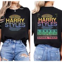 Summer Unisex Vintage Top Harry Styles Together 2026 Tour Wembley Stadium T-shirt Men and Women Summer Cotton Clothing Oversized T-shirts 4XL