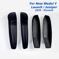 TESY For Tesla Model YL Y Launch Juniper Standard Car Door Side Storage Box Front Rear TPE Door Storage Organizer Tray Model Y 2025