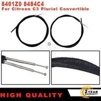 Citroen C3 Pluriel kabrioletui Nauji stoglangio remonto komplektai 1 pora trosas su dantračiu 8401Z0 8484C4 Lengvas montavimas automobilio priedai 8401Z0 black