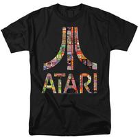 Atari - Box Art -  Unisex Short Sleeve Children's T-shirt - Black 150