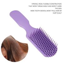 3pcs Nine Claw Comb Hair Detangler Comb Purple Massage Hair Brush Anti Static Hair Brush  Shower Use