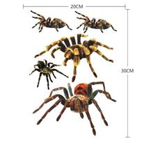 3D gyvūnų automatinis lipdukas PVC drugelis laumžirgis driežas voras skorpionas automobilio lipdukas 20x30cm Spider