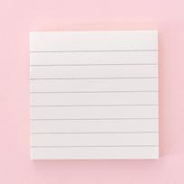 Balta Ruda Spalva Popierius Lipnūs lapeliai Tuščia linija Tinklelis Post It Lipni Atmintinė Knyga Biuro mokykla A6918