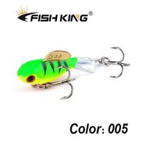 FISH KING Žiemos poledinės žūklės masalas 3D Eyes Jig Bait Hard Lure Jigging Balancers Žvejybos masalas ešeriams ir lydekoms gaudyti 005-65mm-17g
