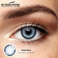EYESHARE Natūralios spalvos lęšiai Eyes 2vnt spalvoti kontaktiniai lęšiai akims Blue Beauty kontaktiniai lęšiai Akių kasmetiniai kosmetiniai spalvoti lęšiai