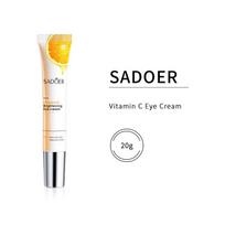 SADOER vitamino C akių kremas, sraigių esencija, drėkinantis ir šviesinantis akių kremas, akių priežiūra vitamin C
