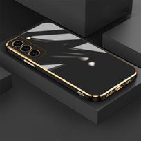 Prabangus kvadratinis silikoninis dėklas, skirtas Samsung S21 S23 S22 A12 A23 A13 A53 A14 A54 iPhone Redmi Note 12 11 Pro 10 OPPO minkštas smūgiams atsparus telefono dangtelis OPPO A94 5G juoda