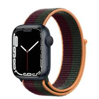 Nailoninis kilpinis dirželis obuoliniam laikrodžio apyrankei 44 mm 40 mm 45 mm 41 mm 38 mm 42 mm 49 44 45 mm sportinė apyrankė iWatch Series Ultra 8 se 7 6 5 3 38mm-40mm-41mm