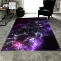 Galaxy 3D grindų kilimėlis miegamajam Universe Space Carpet Svetainė Didelis flanelinis minkštas jaunimo miegamojo kilimas, kurį galima plauti 40x60cm 1pcs