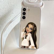 Puikus Doll Bratz dėklas, skirtas Samsung Galaxy S10e S21 Fe S23 Ultra 5g S20 Plus S10 Lite S9 S22 S20fe skaidrus minkštas dangtelis Funda Samsung S9 gray