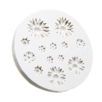 Daisy Silicone Fondant Formos tortas, dekoruojantis Sugarcraft šokoladines kepimo formas