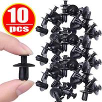 8 mm plastikiniai kniedės tvirtinimai varžtas automobilio buferio sparno juoda kniedė automobilio tvirtinimo spaustukai Toyota Focus Kia Nissan Yamaha 10 Pcs black