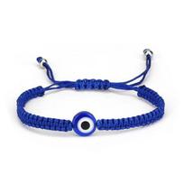 Lucky Eye Blue Evil Eye Charms Apyrankė Raudona Sriegis Virvė Pora Draugystės Apyrankė Moterys Vyrai Rankų darbo palinkėjimas Papuošalai Dovana