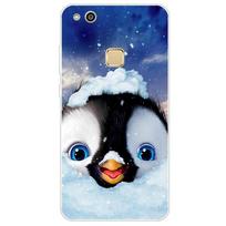 skirtas Huawei P10 lite dėklui silikoninis dėklas, skirtas huawei P10 minkštas TPU galinis dangtelis mielas animacinis katinas, gėlėtas telefono dėklas Coque Etui Huawei P10