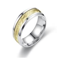 Titano plieninis žiedas Šviečiantis žiedas Žiedas Karalius Žiedų žiedai Žiedai Trend Creative Jewelry 6
