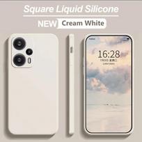 Poco F5 F 5 PocoF5 Pro dėklas Originalus skysto silikono minkštas dangtelis skirtas Xiaomi Poco F5 F 5 PocoF5 Pro F5Pro 5G smūgiams atspariems telefono dėkliams Poco F5 Pro balta