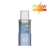 Lightning to Type C Adapters PD 30W Fast Charging Data Transmission Connector For iPhone 15 Pro Max iPad/iPod Phone Accessories sidabras