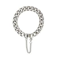 Unisex Bracelet Hollow Chain Hip Hop Style Adjustable Polished Solid Color Anti-rust Alloy Electroplated Party Party Wrist Chain Adult Jewelry sidabras