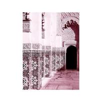 Islamiška kaligrafija Akvarelė Raudona Alachas Muhamadas Gėlė Citata Plakatai Drobės tapyba Sienos meno paveikslai Svetainė Namų dekoras 21x30cm No Framed