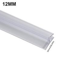 Vonios kambario priedų sandarinimo juostelė Dušo ekrano sandarinimo juostelė 100 cm 12mm white