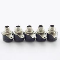 Moteriška Vyriška Jungtis Kištukas 4mm Bananinė Lizdas Moteriška Įdėklo Jungtis Nikeliuota pasidaryk pats Dalys 5pcs Socket black