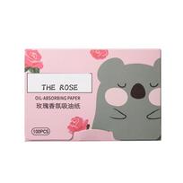 Natūralus veido tepimo popierius, 100 vnt., Lengvai išimamas dizainas viršutinis tepamasis audinys, veido kaukė, akimirksniu atnaujinkite ir nuvalykite veidą One Size