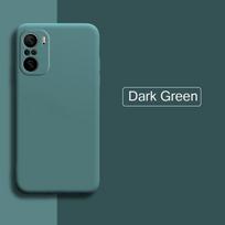 „Redmi Note 10 Pro 10 S 10S“ dėklas skystas silikonas, minkšti dangteliai, visiškai apsaugantys telefono dėklai, skirti „Xiaomi Redmi Note 10 Note10 Pro 10 S“ Redmi note 10 (4G) tamsiai žalia spalva