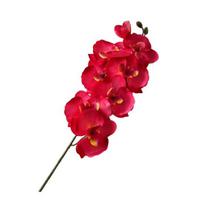 Dirbtinės kandžių orchidėjos Realistiškos netikros šilko gėlės Vestuvių vakarėlis Namų biuro stalo centrinė dalis Dirbtinio Phalaenopsis gėlių šakelių dekoravimas rožinė raudona spalva