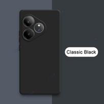 Prabangus dėklas telefonui Realme GT6 6T 5G, kvadratinis, skysto silikono galinis dangtelis, RealmeGT6 GT 6 T, dvigubo krašto, minkštas Coque Realme GT6